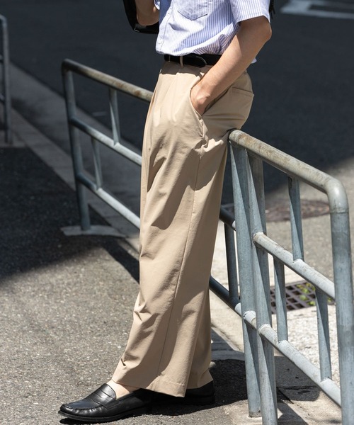 URBAN RESEARCH ROSSO MEN（アーバンリサーチロッソメン）の「『WEB限定』『セットアップ対応』『XLサイズあり』クールキープイージースラックス（その他パンツ・メンズ・ブラック/ベージュ/ネイビー/ライトグレー・SMALL/MEDIUM/LARGE/X-LARGE）」の6枚目の写真