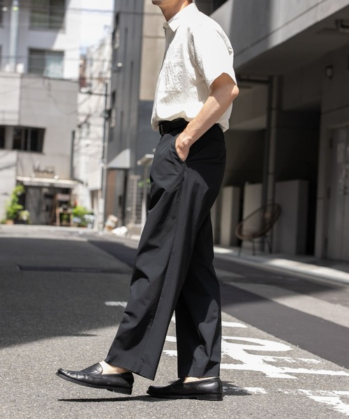 URBAN RESEARCH ROSSO MEN（アーバンリサーチロッソメン）の「『WEB限定』『セットアップ対応』『XLサイズあり』クールキープイージースラックス（その他パンツ・メンズ・ブラック/ベージュ/ネイビー/ライトグレー・SMALL/MEDIUM/LARGE/X-LARGE）」の19枚目の写真