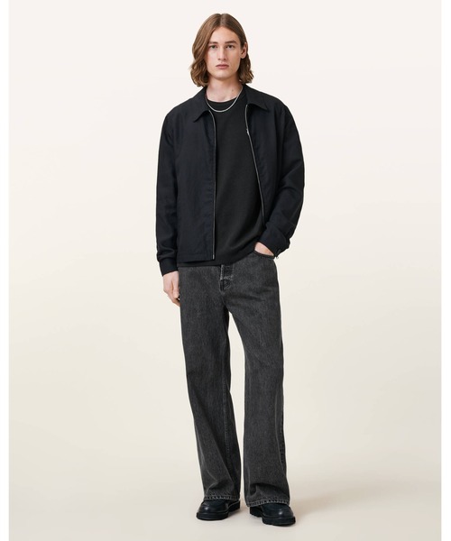 ALLSAINTS(オールセインツ)の「ELLIS WAFFLE TEXTURE CREW NECK T-SHIRT | ELLIS ワッフル テクスチャー クルー ネック Tシャツ(Tシャツ/カットソー・メンズ・ブラック・XS/S/M/L)」の3枚目の写真