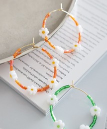 niko and... | ビーズフラワーカラーピアス(ピアス(両耳用))