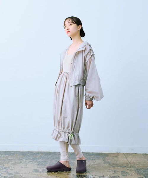 THE GOODLAND MARKET（ザグッドランドマーケット）の「cwtch　2WAY SHEER BLOUSON（ブルゾン・レディース・ピンク/ライトグレー/ライトブルー・FREE）」の16枚目の写真
