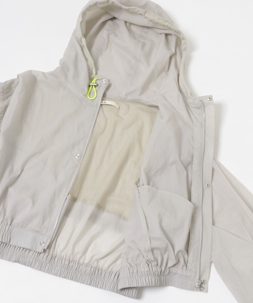 THE GOODLAND MARKET(ザグッドランドマーケット)の「cwtch 2WAY SHEER BLOUSON(ブルゾン・レディース・ピンク/ライトグレー/ライトブルー・FREE)」の14枚目の写真