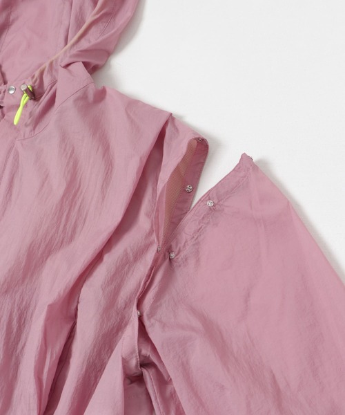 THE GOODLAND MARKET(ザグッドランドマーケット)の「cwtch 2WAY SHEER BLOUSON(ブルゾン・レディース・ピンク/ライトグレー/ライトブルー・FREE)」の6枚目の写真