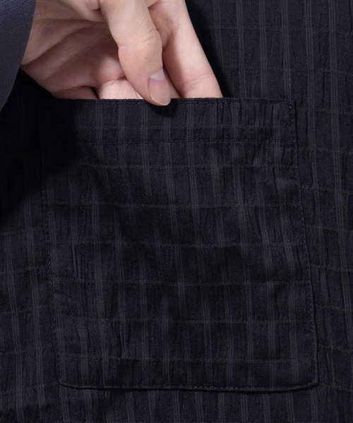 HusHusH（ハッシュアッシュ）の「HusHusH バンドカラー7分ブラウス（シャツ/ブラウス・レディース・アイボリー/ブラック/サックスブルー・M/L）」の22枚目の写真