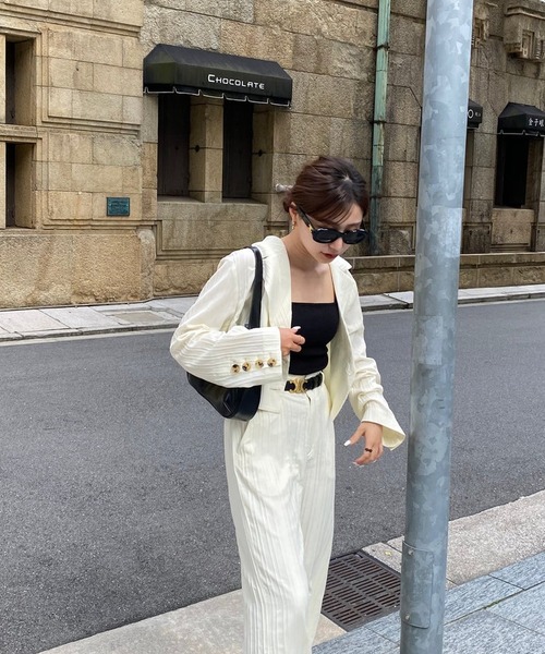 RANCLIC(ランクリック)の「バンピーパンツ(その他パンツ・レディース・クリーム/ベージュ・FREE)」の14枚目の写真