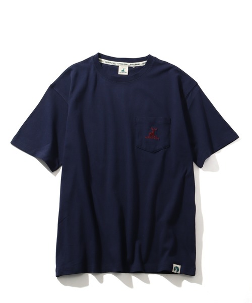 CAPTAIN STAG（キャプテンスタッグ）の「【CAPTAIN STAG/キャプテンスタッグ】ワンポイント刺繍ロゴ ポケット付き 半袖Ｔシャツ（Tシャツ/カットソー・メンズ・杢グレー/グリーン/ブルー/オフホワイト/ネイビー/ブラック・LL/L/M）」の20枚目の写真