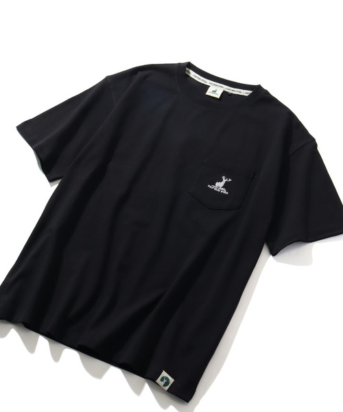 CAPTAIN STAG（キャプテンスタッグ）の「【CAPTAIN STAG/キャプテンスタッグ】ワンポイント刺繍ロゴ ポケット付き 半袖Ｔシャツ（Tシャツ/カットソー・メンズ・杢グレー/グリーン/ブルー/オフホワイト/ネイビー/ブラック・LL/L/M）」の14枚目の写真