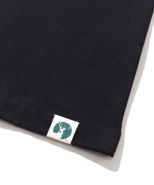 CAPTAIN STAG（キャプテンスタッグ）の「【CAPTAIN STAG/キャプテンスタッグ】ワンポイント刺繍ロゴ ポケット付き 半袖Ｔシャツ（Tシャツ/カットソー・メンズ・杢グレー/グリーン/ブルー/オフホワイト/ネイビー/ブラック・LL/L/M）」の10枚目の写真