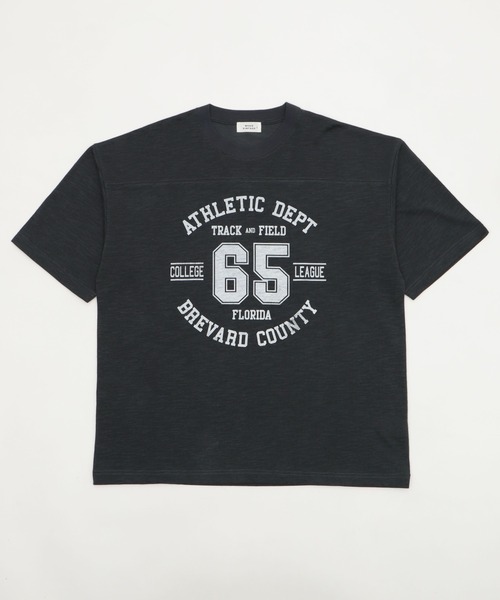 WEGO(ウィゴー)の「WEGO/【25年春夏新作】ナンバリングフットボールT(Tシャツ/カットソー・メンズ・ワイン/スミクロ・MEDIUM/LARGE)」の16枚目の写真