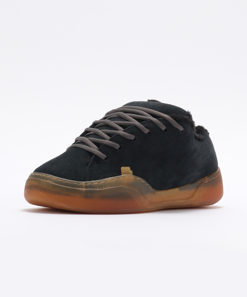 ERL / イーアールエル UNISEX SUEDE VAMP SKATE SNEAKER LEA