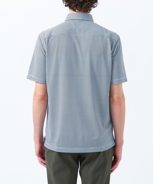 MACKINTOSH PHILOSOPHY（ﾏｯｷﾝﾄｯｼｭ ﾌｨﾛｿﾌｨｰ）の「トロッター 鹿の子ジャージー プリント柄バリエーション ボタンダウンポロ（ポロシャツ・メンズ・ネイビー/グレー系その他/ブルー/ブルー系その他7/ブルー系その他2/オフホワイト/ダークネイビー・40/38/42）」の15枚目の写真