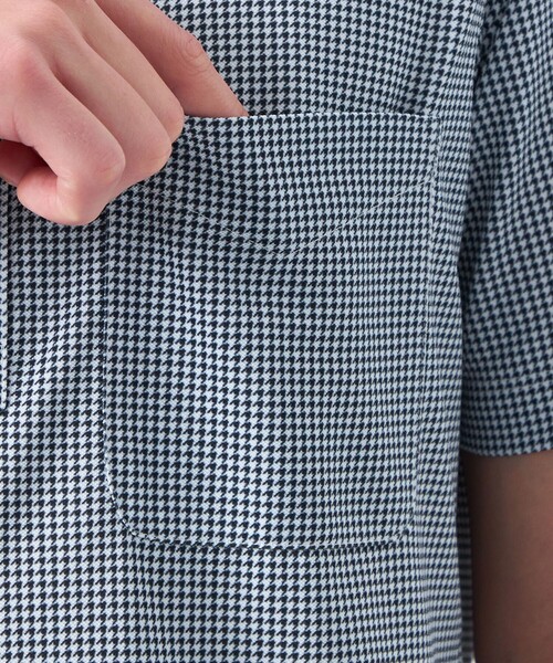 MACKINTOSH PHILOSOPHY（ﾏｯｷﾝﾄｯｼｭ ﾌｨﾛｿﾌｨｰ）の「トロッター 鹿の子ジャージー プリント柄バリエーション ボタンダウンポロ（ポロシャツ・メンズ・ネイビー/グレー系その他/ブルー/ブルー系その他7/ブルー系その他2/オフホワイト/ダークネイビー・40/38/42）」の16枚目の写真