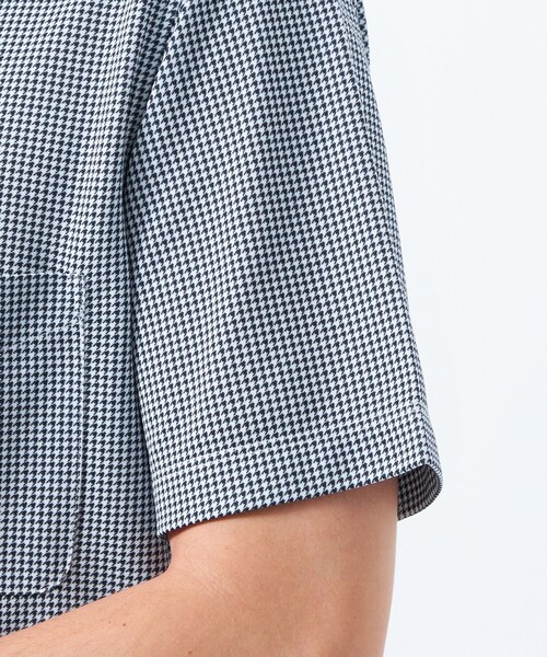 MACKINTOSH PHILOSOPHY（ﾏｯｷﾝﾄｯｼｭ ﾌｨﾛｿﾌｨｰ）の「トロッター 鹿の子ジャージー プリント柄バリエーション ボタンダウンポロ（ポロシャツ・メンズ・ネイビー/グレー系その他/ブルー/ブルー系その他7/ブルー系その他2/オフホワイト/ダークネイビー・40/38/42）」の17枚目の写真