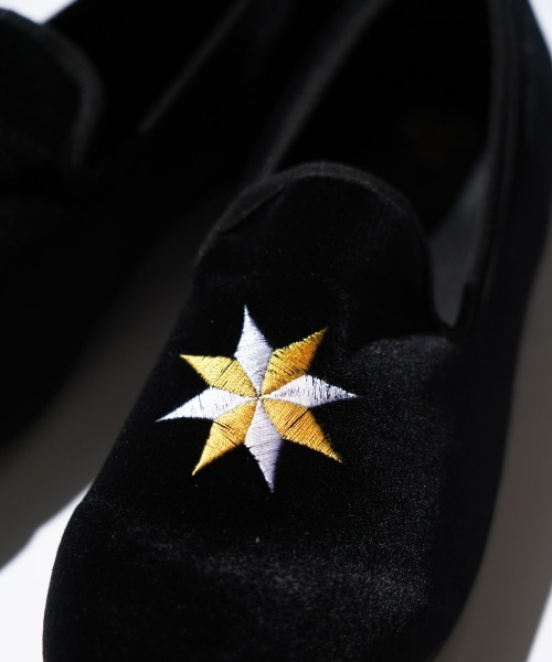THRIFTY LOOK（スリフティールック）の「THRIFTY LOOK / スリフティールック "VALERO STAR" OPERA SHOES バレロスター 星 刺しゅう ナバホ オペラシューズ（バレエシューズ・メンズ・ブラック系その他/ブラック・6/9/10/5）」の17枚目の写真