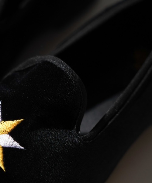 THRIFTY LOOK（スリフティールック）の「THRIFTY LOOK / スリフティールック "VALERO STAR" OPERA SHOES バレロスター 星 刺しゅう ナバホ オペラシューズ（バレエシューズ・メンズ・ブラック系その他/ブラック・6/9/10/5）」の14枚目の写真