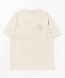 ALMOND（アーモンド）の「PARADISE UTILITY S/S TEE アーモンドプリント水陸両用ユーティリティ半袖Tシャツ（Tシャツ/カットソー）」