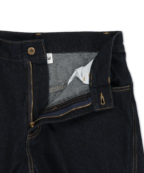SPINNS(スピンズ)の「ブラスト加工ワイドバギーデニム/バレル・カーブシルエット(デニムパンツ・メンズ・ブルー系その他/ワンウォッシュ/ブラック・L/M)」の8枚目の写真