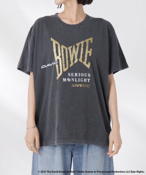 GOOD ROCK SPEED(グッドロックスピード)の「GOOD ROCK SPEED/DAVID BOWIE Tシャツ(Tシャツ/カットソー・レディース・チャコール・FREE)」の9枚目の写真