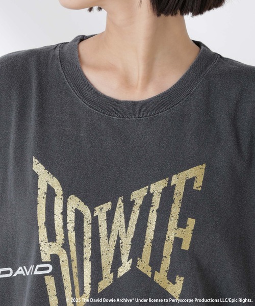 GOOD ROCK SPEED(グッドロックスピード)の「GOOD ROCK SPEED/DAVID BOWIE Tシャツ(Tシャツ/カットソー・レディース・チャコール・FREE)」の12枚目の写真
