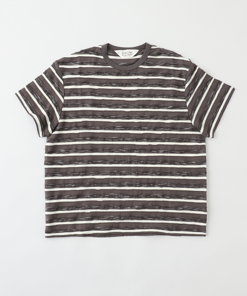 tシャツ 「BRAIN DEAD/ブレインデッド」 CASEY STRIPED T T00004356D125 レディース Casey Striped T-shirt - Brown – Brain Dead