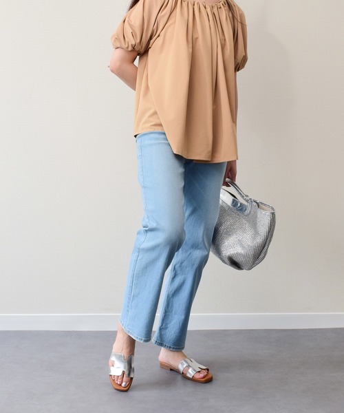 inter-chaussures（インターショシュール）の「【Oh my Sandals】スクエアトウフラットミュールサンダル(E52200)（サンダル・レディース・ブラック/ブラウン/シルバー・35/37/38/36/39）」の14枚目の写真