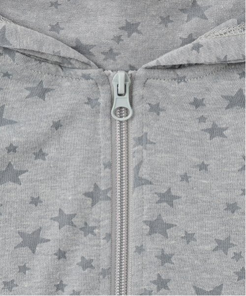 by LOVEiT（バイラビット）の「オパールフーディ（パーカー・キッズ・オフホワイト/グレー/サックスブルー・130cm/150cm/160cm/120cm/140cm）」の4枚目の写真