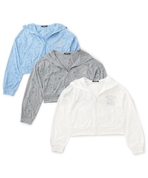 by LOVEiT（バイラビット）の「オパールフーディ（パーカー・キッズ・オフホワイト/グレー/サックスブルー・130cm/150cm/160cm/120cm/140cm）」の12枚目の写真