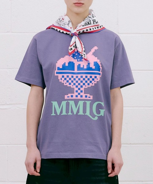 ★韓国の人気★【87MM】★[Mmlg] BALL T AGAI.N★Tシャツ★ セール】【UNISEX】Mmlg／サマータイムT（Tシャツ/カットソー