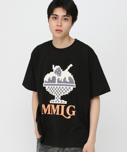 87mm(87mm)の「【UNISEX】Mmlg/サマータイムT(Tシャツ/カットソー・レディース・ホワイト/パープル/ブラック・SMALL/MEDIUM/LARGE)」の3枚目の写真