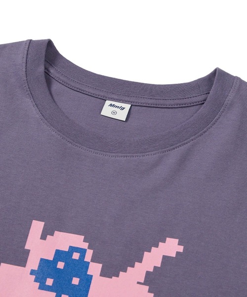 87mm(87mm)の「【UNISEX】Mmlg/サマータイムT(Tシャツ/カットソー・レディース・ホワイト/パープル/ブラック・SMALL/MEDIUM/LARGE)」の10枚目の写真