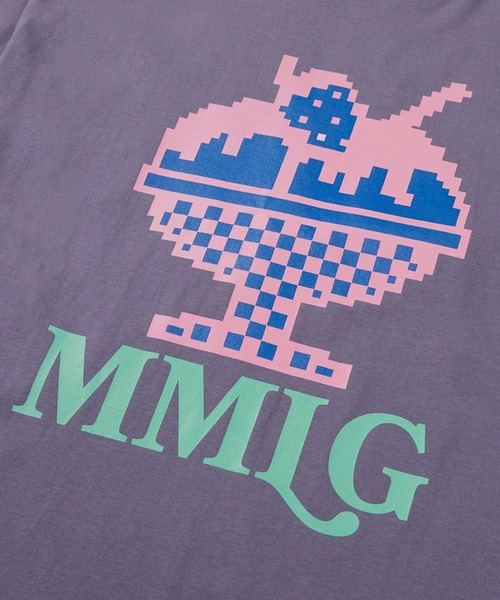 【87MM】MMLG★スクリプトロゴ コットンTシャツ セール】【UNISEX】Mmlg／サマータイムT（Tシャツ/カットソー