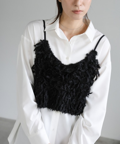 ウールミックスニットビスチェ（ベスト）｜select MOCA（セレクトモカ