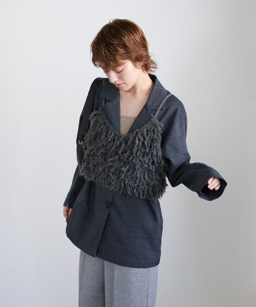 セール】ウールミックスニットビスチェ（ベスト）｜select MOCA