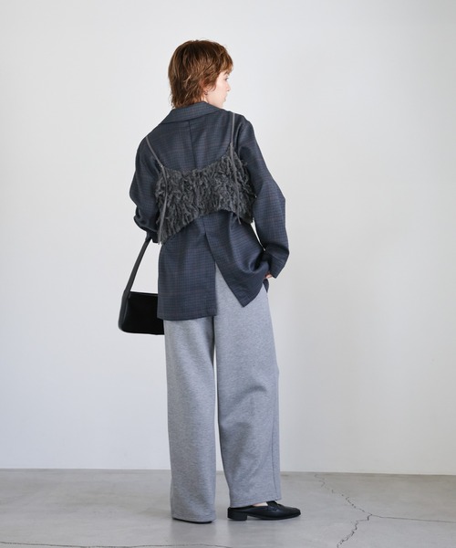 select MOCA（セレクトモカ）の「ウールミックスニットビスチェ（ベスト・レディース・アイボリー/ブラック/チャコールグレー・FREE）」の18枚目の写真