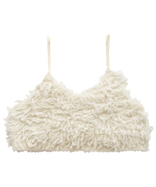 select MOCA（セレクトモカ）の「ウールミックスニットビスチェ（ベスト・レディース・アイボリー/ブラック/チャコールグレー・FREE）」の10枚目の写真