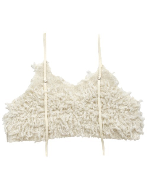 select MOCA（セレクトモカ）の「ウールミックスニットビスチェ（ベスト・レディース・アイボリー/ブラック/チャコールグレー・FREE）」の13枚目の写真