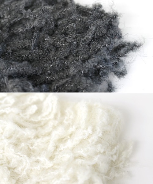 select MOCA（セレクトモカ）の「ウールミックスニットビスチェ（ベスト・レディース・アイボリー/ブラック/チャコールグレー・FREE）」の14枚目の写真