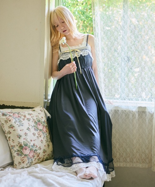 極美品◆グレースコンチネンタル 別注 ジュールトルニエ ツイードワンピース セール】 ドット刺繍チュールワンピース （ドレス）｜GRACE