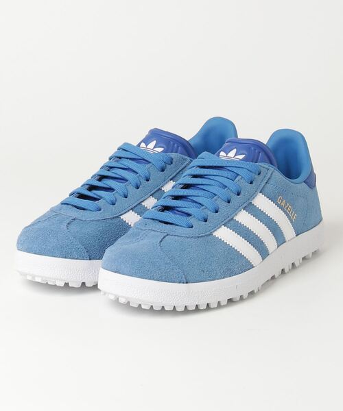 adidas【ガゼルゴルフ】 アディダスの人気スニーカー「ガゼル」がゴルフシューズになって