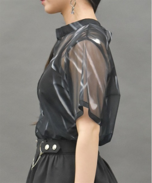 axes femme POETIQUE(アクシーズファムポエティック)の「ダブルクロスカップ付インナー(キャミソール・レディース・ブラック/ホワイト・FREE)」の18枚目の写真
