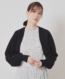 ◆【UV／接触冷感／毛玉防止／手洗い可】ニットボレロ