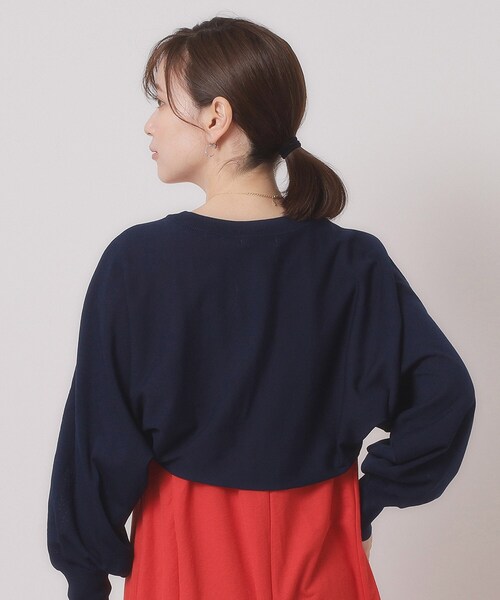 ITS'DEMO（イッツデモ）の「◆【UV／接触冷感／毛玉防止／手洗い可】ニットボレロ（カーディガン/ボレロ・レディース・ベージュ/オレンジ/オフホワイト/ブラック・00）」の17枚目の写真