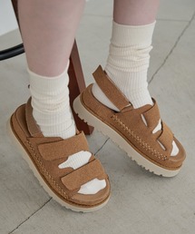 Crisp | ダブルベルト厚底サンダル(サンダル)