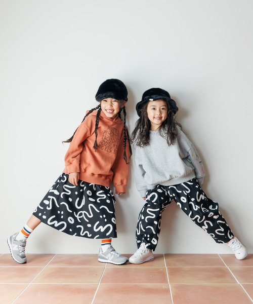 MAKE YOUR DAY（メイクユアデイ）の「総柄タックバルーンパンツ■80～140cm（その他パンツ・キッズ・オリーブ/アイボリー/ブラック/チェック/ベージュ・110/90/80/130/120/100/140）」の15枚目の写真