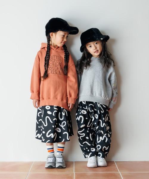 MAKE YOUR DAY（メイクユアデイ）の「総柄タックバルーンパンツ■80～140cm（その他パンツ・キッズ・オリーブ/アイボリー/ブラック/チェック/ベージュ・110/90/80/130/120/100/140）」の16枚目の写真