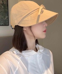 TONE SELECT GOODS（トーンセレクトグッズ）の「pur chouchou/つば広 リボン キャップ P4455（キャップ）」