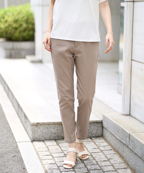 a.v.v（アーヴェヴェ）の「ハイパーストレッチスリムパンツ（その他パンツ・レディース・ブラック/カーキ/ダークグレー/ネイビー・34/36/40/42/38）」の3枚目の写真