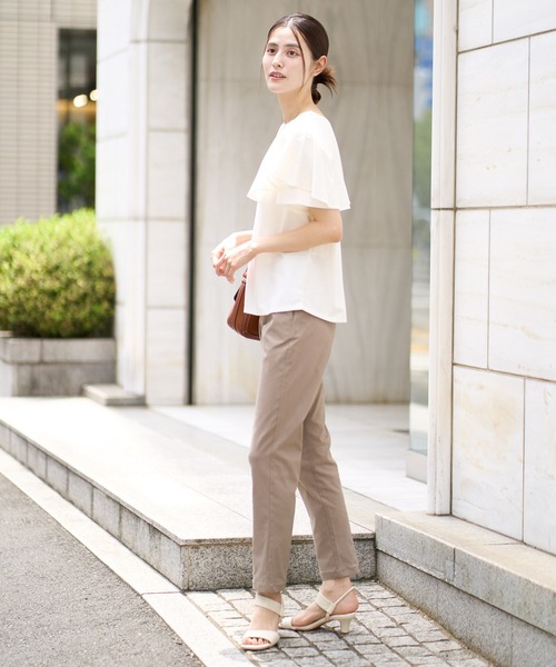 a.v.v（アーヴェヴェ）の「ハイパーストレッチスリムパンツ（その他パンツ・レディース・ブラック/カーキ/ダークグレー/ネイビー・34/36/40/42/38）」の13枚目の写真