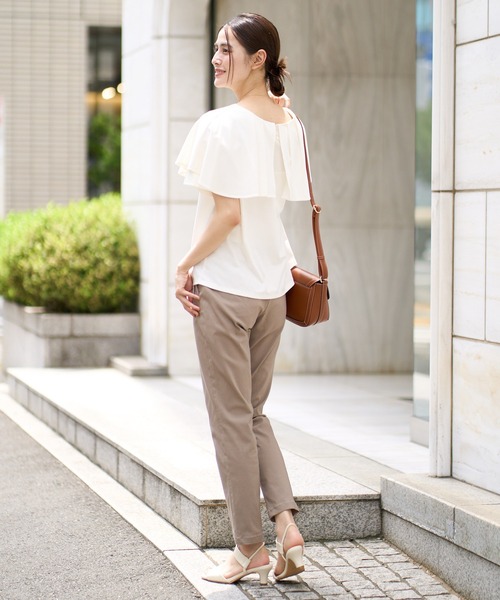 a.v.v（アーヴェヴェ）の「ハイパーストレッチスリムパンツ（その他パンツ・レディース・ブラック/カーキ/ダークグレー/ネイビー・34/36/40/42/38）」の14枚目の写真