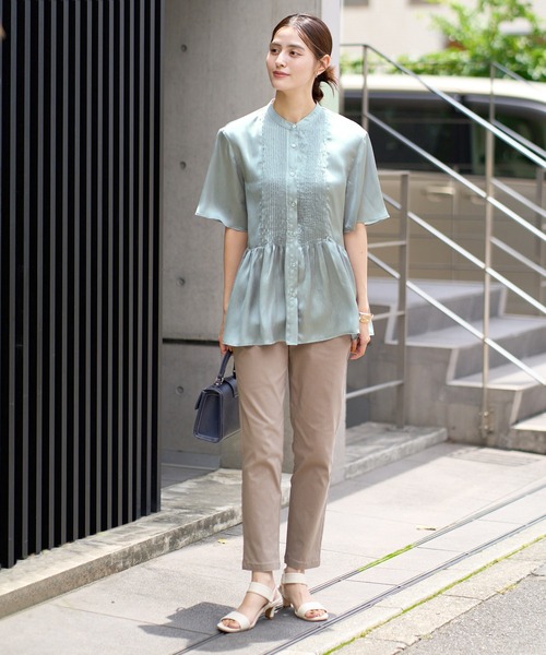 a.v.v（アーヴェヴェ）の「ハイパーストレッチスリムパンツ（その他パンツ・レディース・ブラック/カーキ/ダークグレー/ネイビー・34/36/40/42/38）」の15枚目の写真